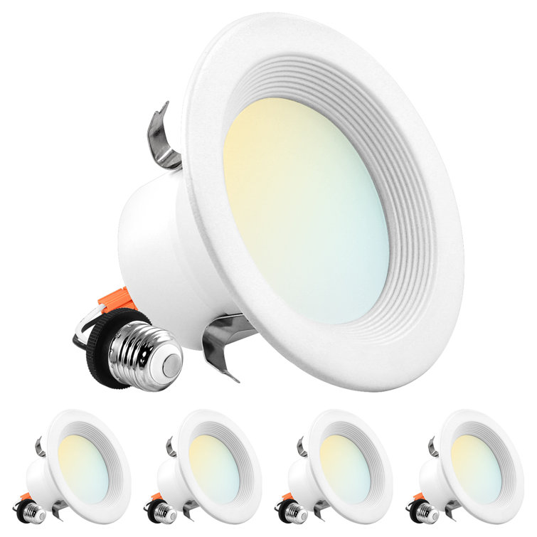 4" High Output Selectable CCT Remodel IC LED Retrofit Recessed Can Light