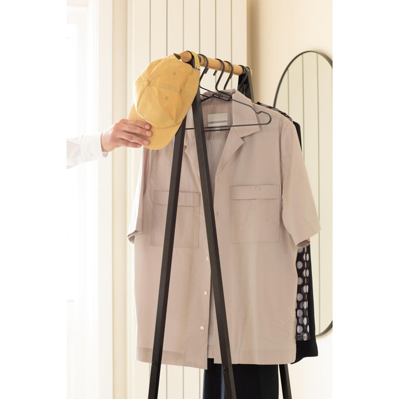 Linn Clothes Rack, Compact, Black