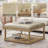 Cristan Faux Leather Ottoman-1975887853