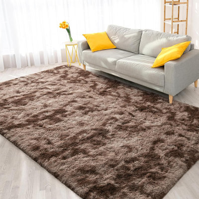 Antonije Tie Dye Shag Area Rug