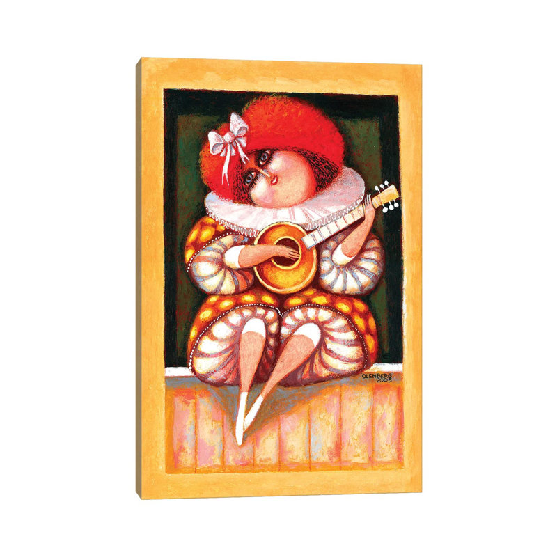 Marcela - Wrapped Canvas Painting, 30.48cm H x 20.32cm W x 1.905cm D