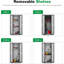 Armoire de rangement extérieure imperméable avec tablettes-959150442