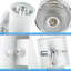 Ensemble de 2 appliques murales blanches d'extérieur Dusk To Dawn, Up Down Modern Lighting-1939454081