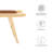Saoirse 47" Faux Leather Wood Bench-99197828-99197829