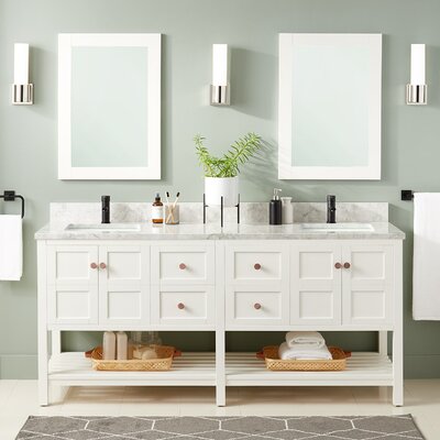 Olsen Console 73"" Double Bathroom Vanity Set -  Signature Hardware, 454617