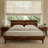 Acacia Aurora Premium Solid Wood Platform Bed Frame and High Headboard, King Bed Frame with Headboard Included, Mid Century Modern Bed Frame-82628788-82628791