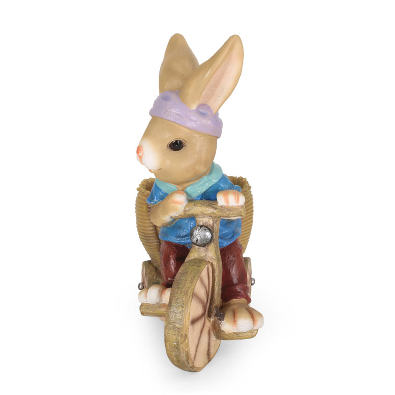 Charmante jardinière en pierre en forme de lapin, une charmante décoration de jardin avec un attrait infini.