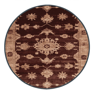 Machine Washable Overdyed Black Area Rug