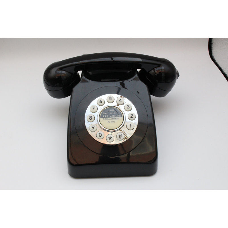 Rotary Dial Corded Telephone