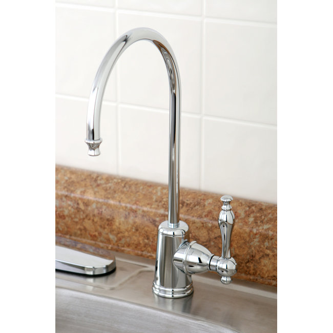 Kingston Brass Naples Single-Handle 1-Hole Deck Mount Water Filtration Faucet, Polished Chrome