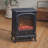 Electric Fireplace Space Heater Traditional Warm Stove Style Realistic 3D Flame Effect Adjustable Thermostat & Overheat Protection Ideal For Home Bedroom& Office 1500W CZFP4