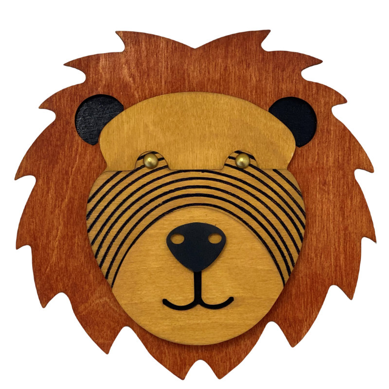 Décoration murale lion 3D