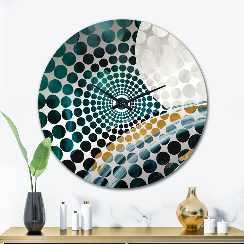 Bansilal - Horloge murale abstraite en marbre, Grand