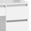 Balconera Dressing Table With Mirror,4-drawers Makeup Vanity Table Set For Bedroom Makeup Desk