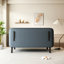 Confortable fauteuil convertible de 55 pouces avec dossier et coussin réglables, idéal pour la détente et le sommeil à la maison et au bureau-1192146803-1192146800