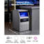Machine à glaçons commerciale, 78 lb / 24 h avec capacité de rangement de 30 lb, encastrée / autoportante / sous le comptoir, machine à glaçons en acier inoxydable avec affichage DEL et autonettoyante, pour bar maison