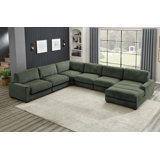 Aristedes 6 - Piece Corduroy Sectional