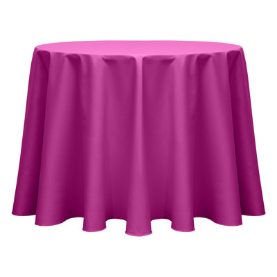 Nappe ronde en coton sergé
