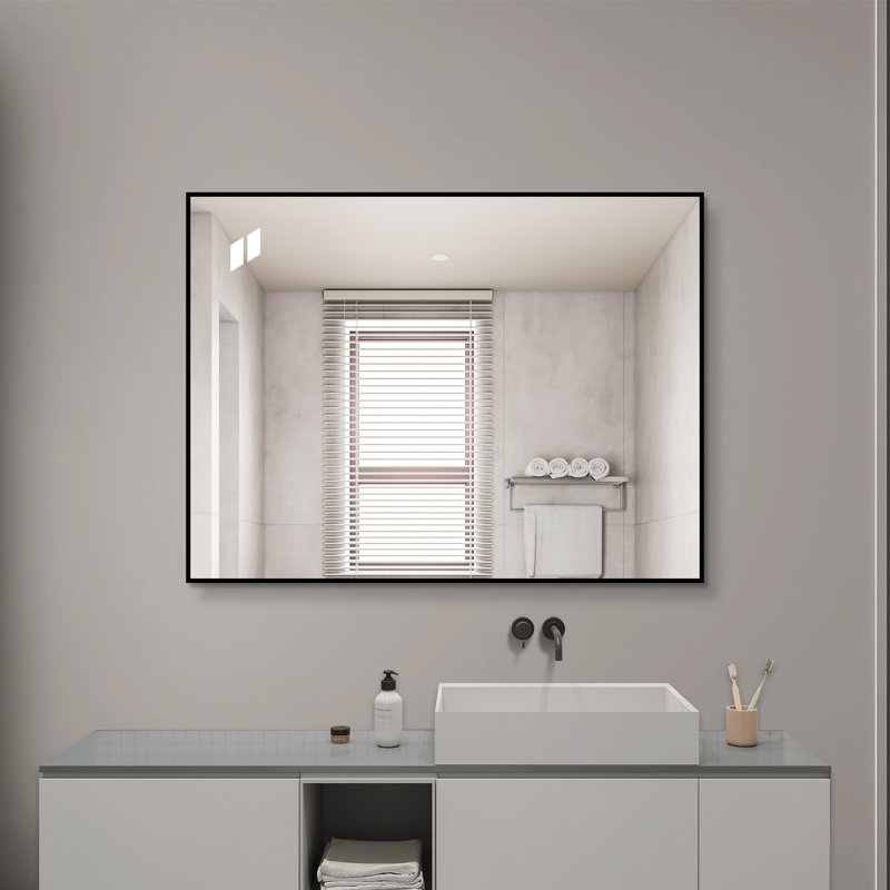 Miroir de salle de bain en aluminium
