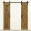 Solid Oak Barn Door Unfinished-112953147