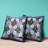 Sun Flowers Floral Outdoor Reversible Throw Pillow-755244067-755244065