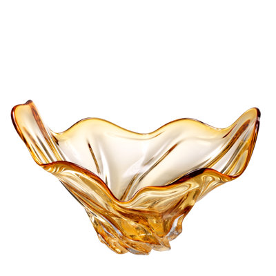 Bol décoratif contemporain en verre Ace
