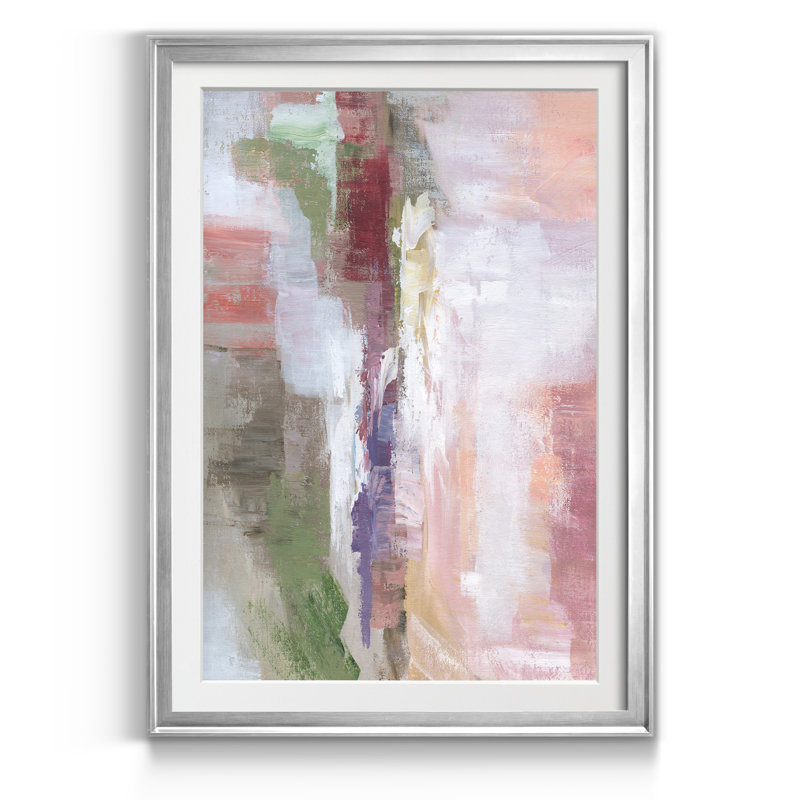 Strawberry Fields - Cadre photo, reproduction d'art sur papier, Argent, H 26,5 po x l 36,5 po x P 1,5 po