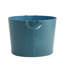 Oversized Oval Leather Basket-68075807