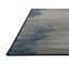 Tapis abstrait gris lavable à la machine-751633697