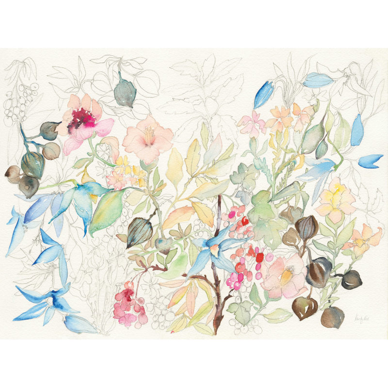 «Hopeful Spring» par Kristy riz - reproduction d'art sur toile tendue, H 12 po x l 16 po