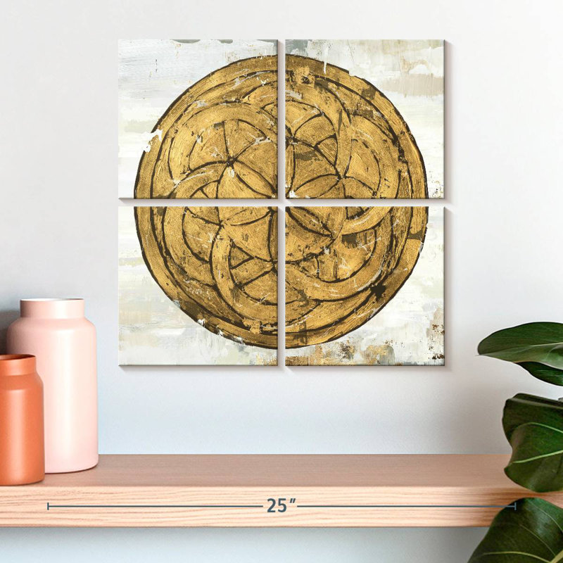 Kerner Gold Plate, 18" H x 18" W