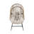 Cocoon Contemporary Lounge Chair in Natural and Cream-135744142