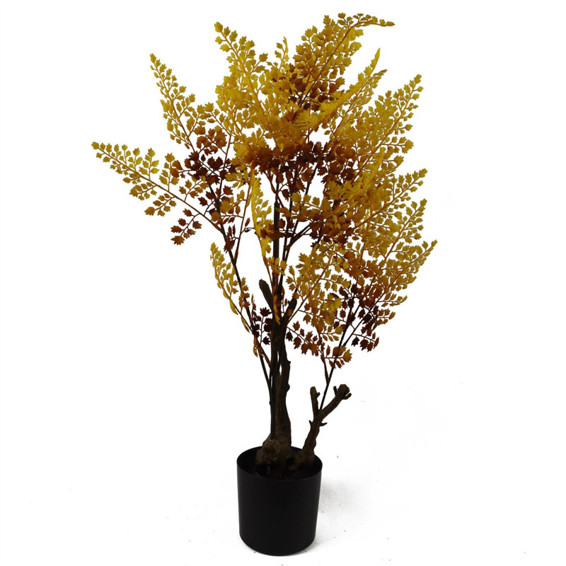 70 cm H Faux Palm and Foliage Plant in Plastic Pot Liner