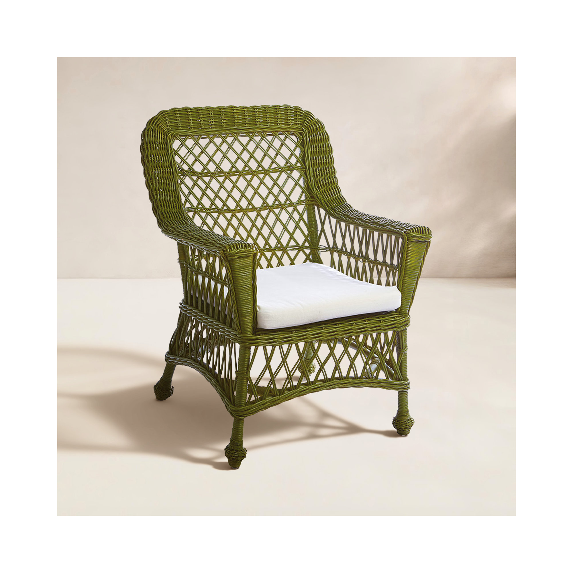 Outdoor Lounge Chair, Green