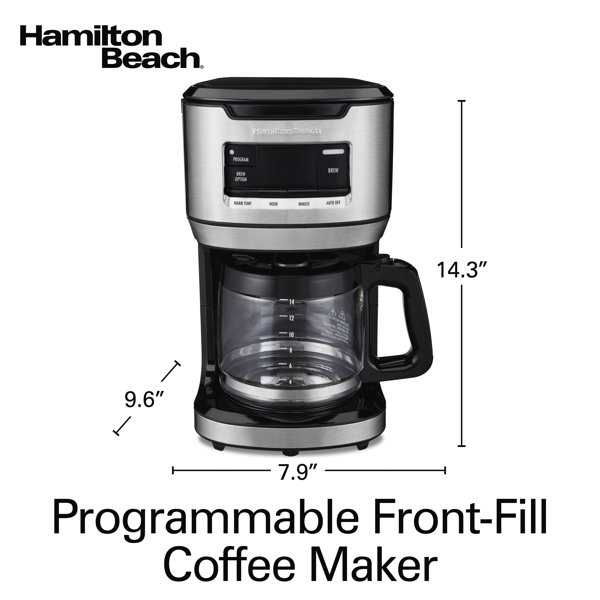 Hamilton Beach? Programmable Easy Access Deluxe Coffee Maker 