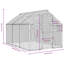 Cecilya 185cm Aluminum Flight Cage
