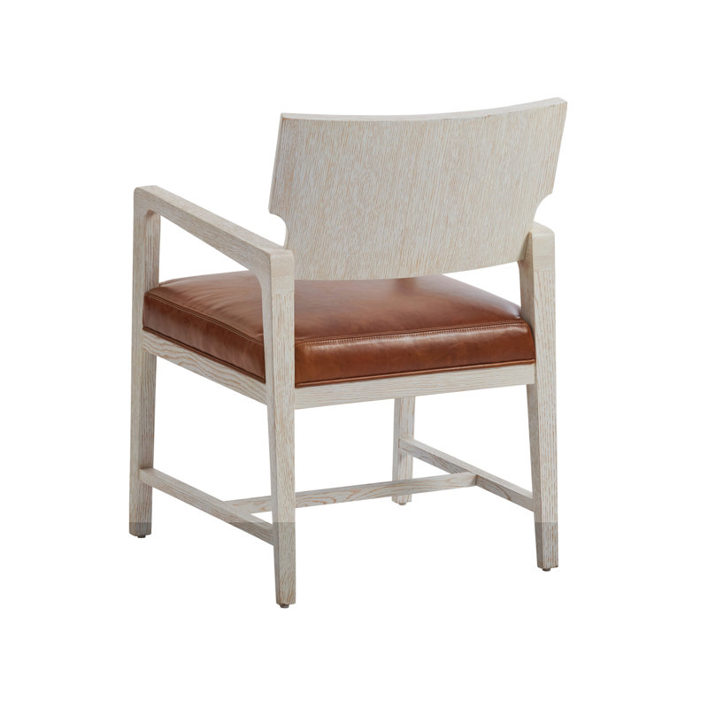 Carmel 18'' H Fabric Upholstered Oak Armchair