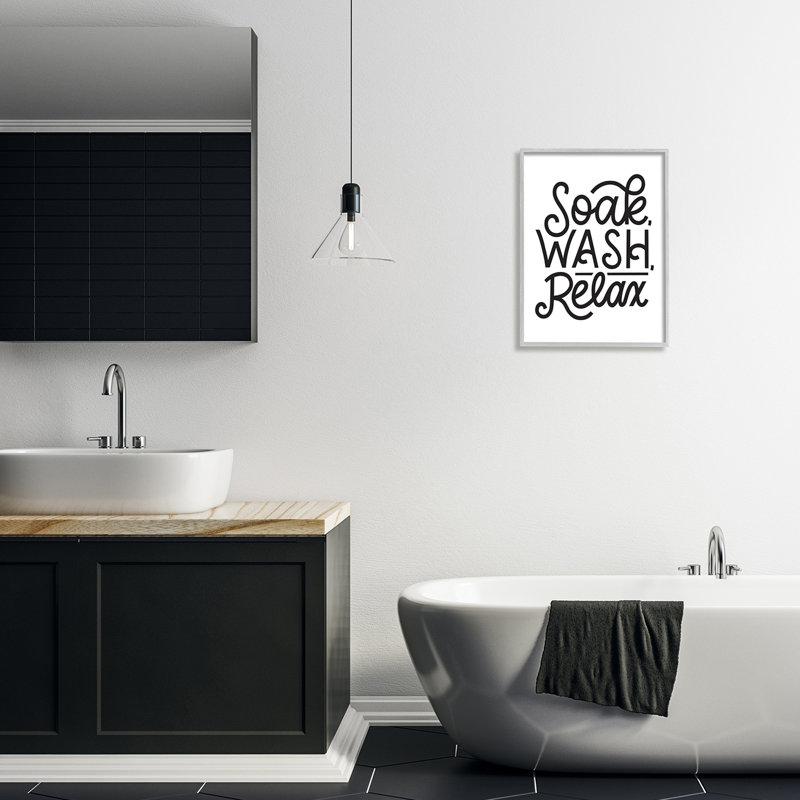 Soak Relax, H 16 po x l 20 po, Estampe numérique Farmhouse