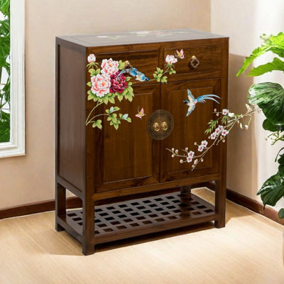 Armoire à chaussures en bois camphre