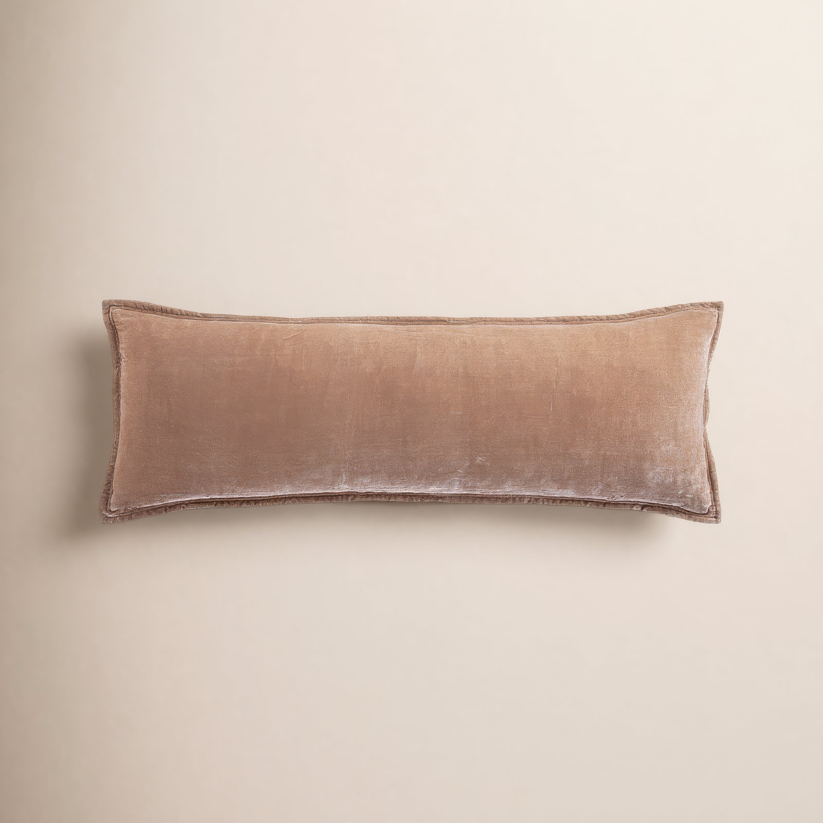 Stella 42" x 14" Pillow Cover & Insert, Dusty Rose