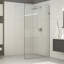 Boivin 30'' - 30'' W x 76'' H Frameless Fixed Glass Panel with Clear Glass-464947140