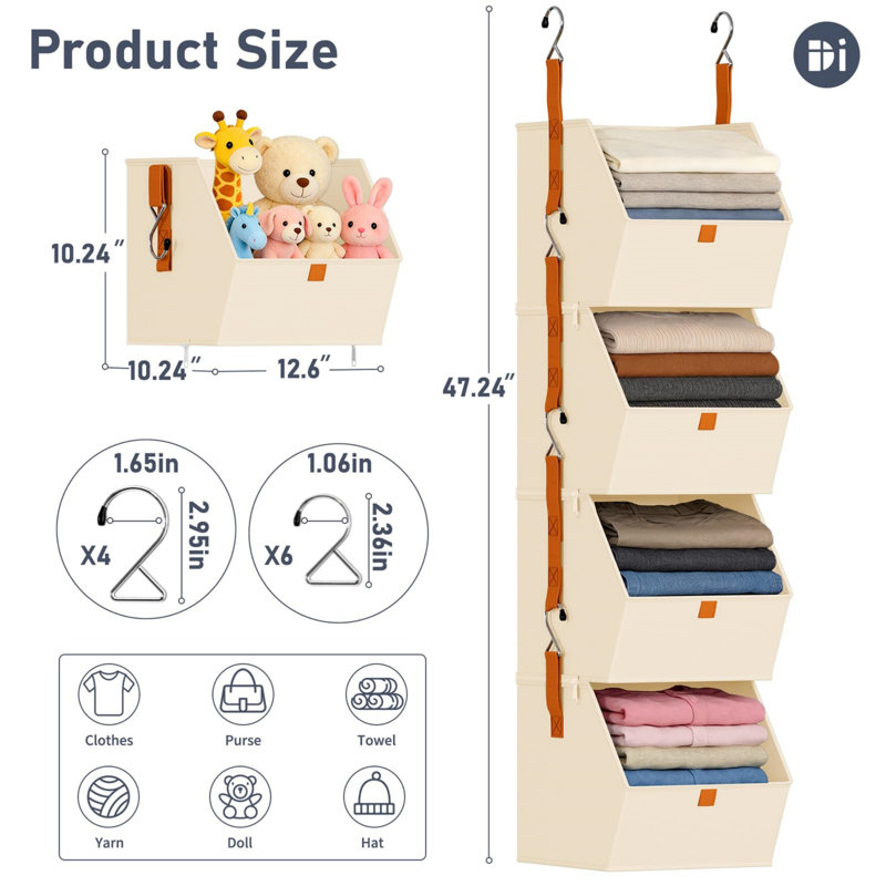 Fabric Hanging Organiser