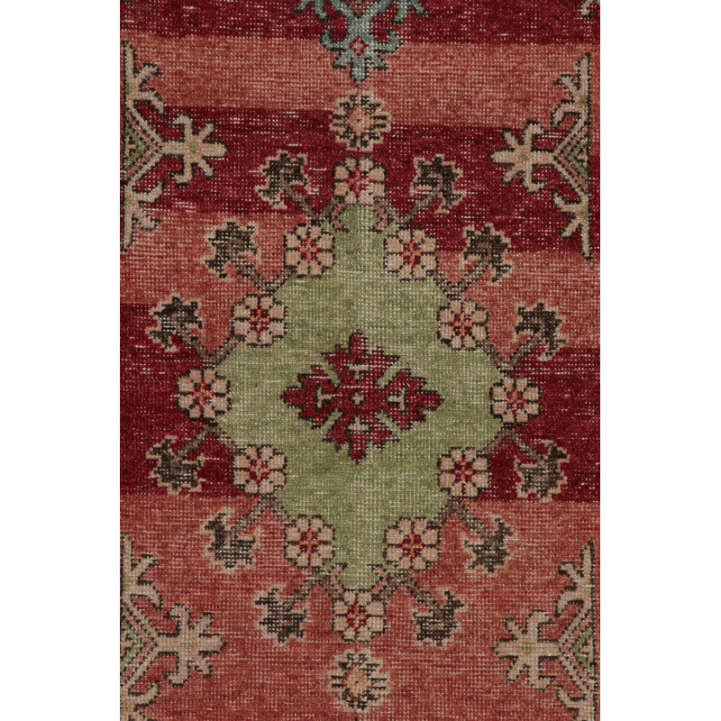 Distressed Homage Hand Knotted Wool Animal Print Area Rug, Rectangle 10' x 14'
