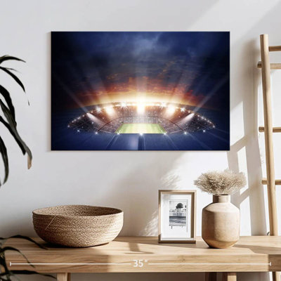 Lumières du stade de football Sireci
