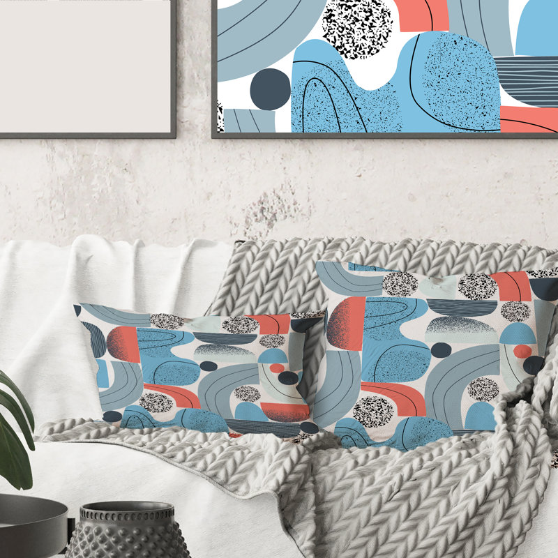 Abstract Throw Pillow
