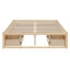 Lit plateforme double avec 6 tiroirs de rangement-1840083218-1840083229