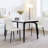 High-Back Dining Chairs with Ergonomic Design
