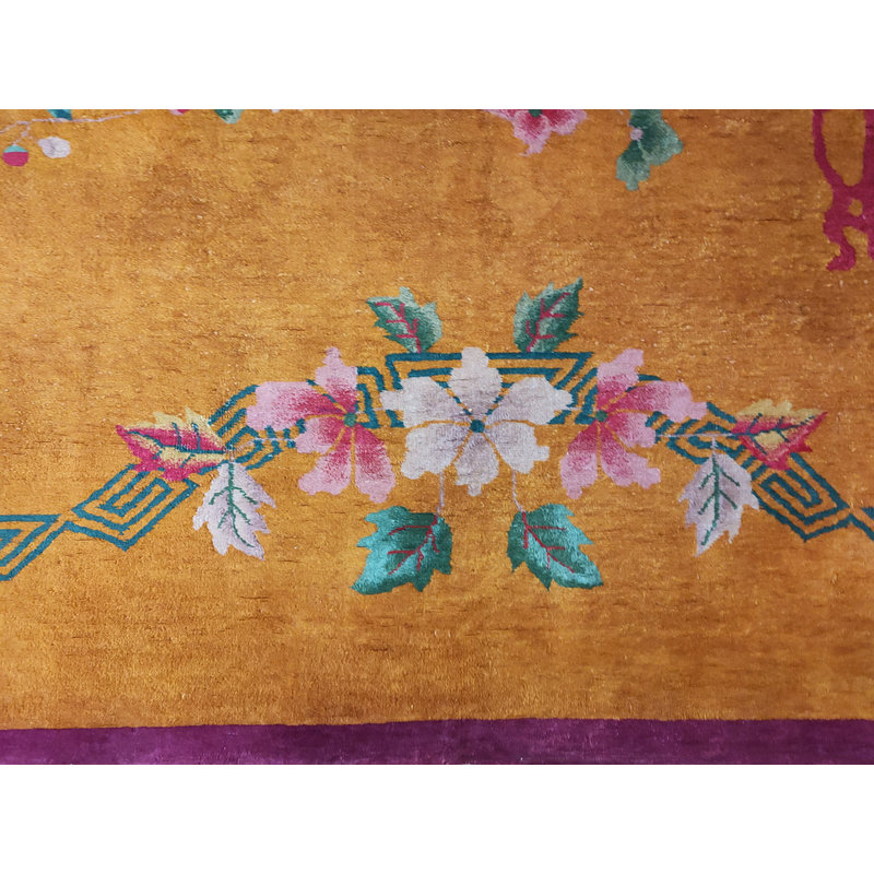 Tapis art déco chinois Happy