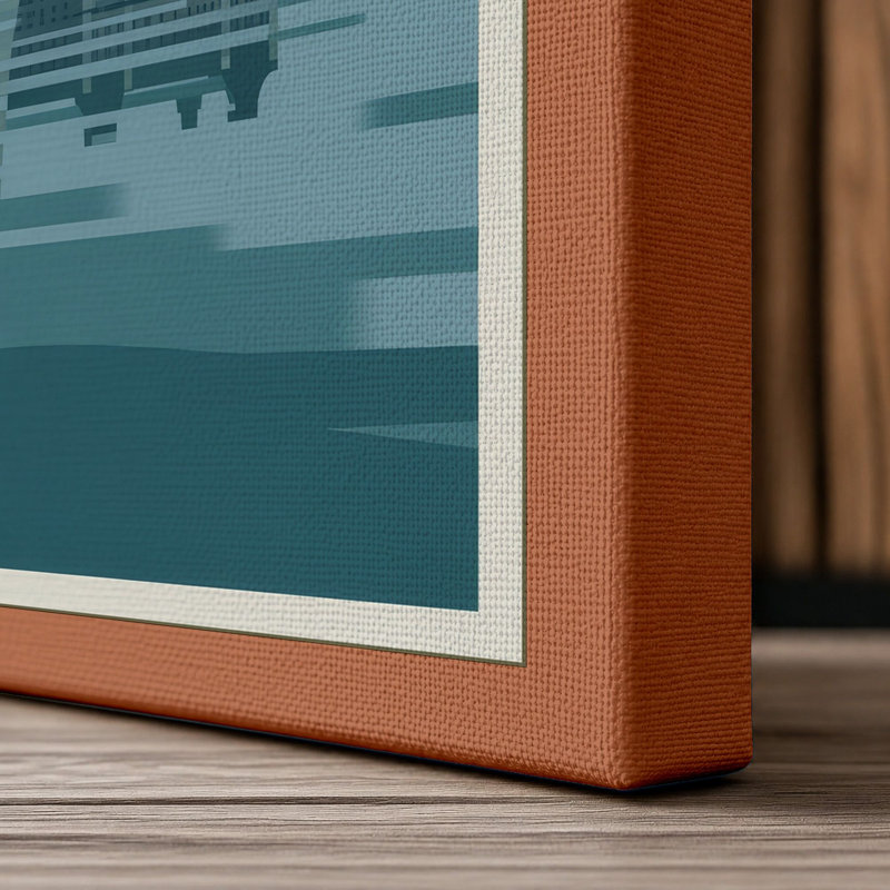 Print, 24x16 - 61.0 x 40.6 cm, Terracotta Border