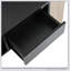 Table basse haute brillance avec 2 tiroirs, table centrale pratique à deux tons avec compartiments cachés, table basse rectangulaire avec tablette de rangement ouverte pour le salon, la chambre à coucher-372012728